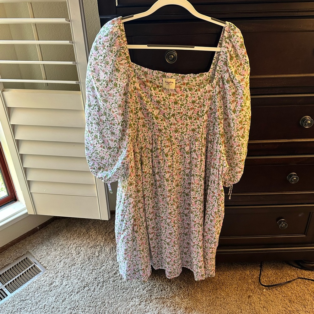 Empire waist floral dress